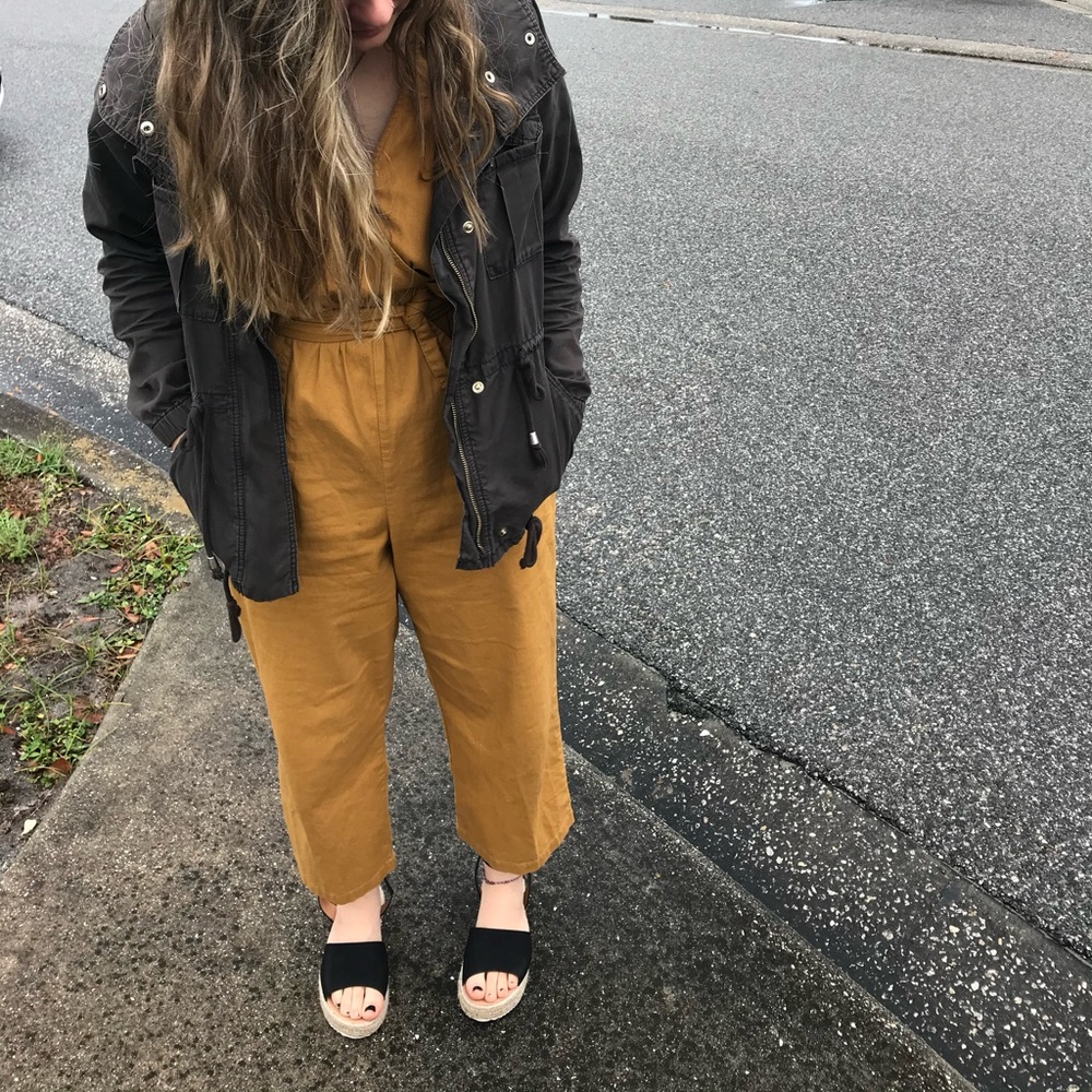 Universal Thread Size S Mustard Yellow Jumpsuit/Romper